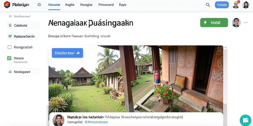 Tampilan antarmuka yang intuitif dan menarik.