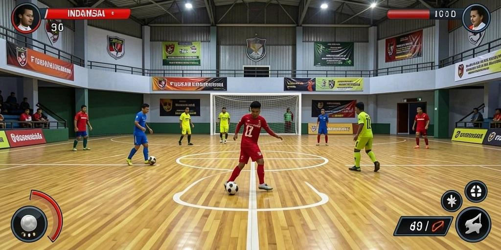 Tampilan awal game yang menarik dan informatif.
