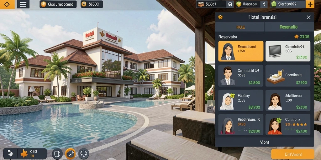 Tampilan antarmuka yang modern dan user-friendly.