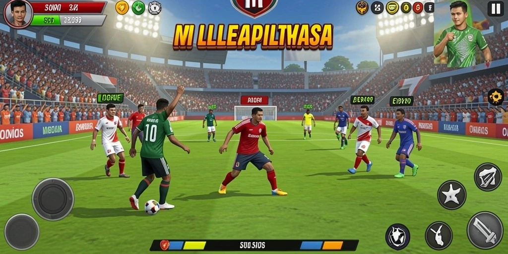 Screenshot permainan slot dengan tema fantastis.