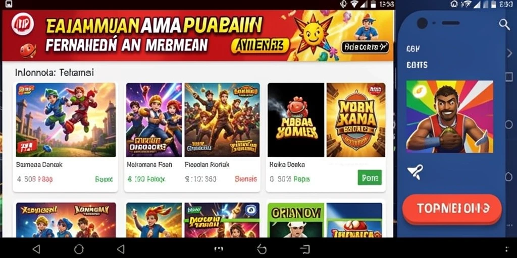 Tampilan antarmuka yang menarik dan user-friendly.